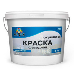 Краска в/д ЛАТЕК Л 301 Фасадная Cупербелая 14кг