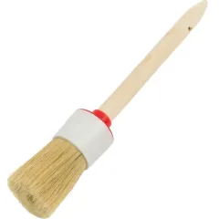 Кисть BARTEX круглая Евро №10 (40мм) деревянная ручка (134181)
