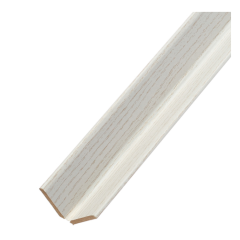 Угол МДФ Союз складной Ясень Белый 2600*28*28 мм.