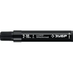 Маркер ЗУБР МП-1000К черный клиновидный 2-10 мм (06333-2)