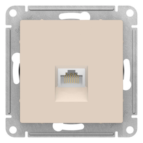 Розетка PC AtlasDesign беж. SchE ATN000283