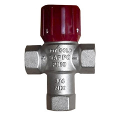 Клапан трехходовой для ГВС GAPPO термосмесительный ф 3/4