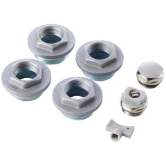 Набор для установки радиатора ROYAL THERMO СЕРЕБРИСТЫЙ ф 1/2