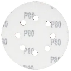 Круг шлиф. ВОЛАТ перф. 125мм, Р 80, 10шт (80010-80)