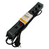 Фильтр сетевой Stekker 4 роз. 16A 3м черный HM22-41-03 Techno 50157