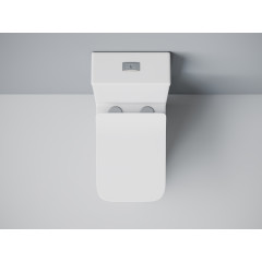 Унитаз-монолит EVA GOLD SM9608 тонкое сиденье ПП, с гофрой и гибкой подводкой