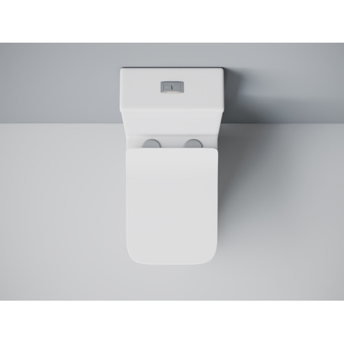 Унитаз-монолит EVA GOLD SM9608 тонкое сиденье ПП, с гофрой и гибкой подводкой