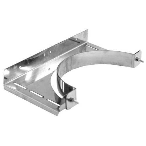 Дымоход стеновой хомут Ф200 нержавеющая сталь (Феррум)