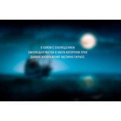 Фотопанно DIVINO DECOR Корабль в ночи (Е1-027) 400*270 (2тубы)