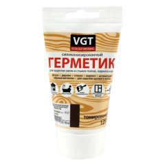 Герметик силиконовый VGT для н/р в/р Венге 0,16кг