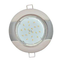 Свет. точ. ECOLA GX53-H4 Волна жемчуг/серебро FA71H4ECB(522153)