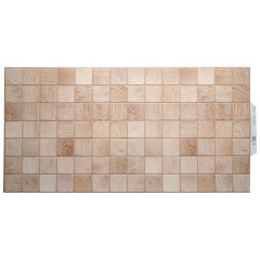 Панель ПВХ  Artdekart Мозаика 955*480*0,3 БРУС БЕЛЁНЫЙ (10)