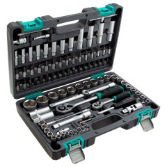 Набор инструментов STELS  94 пр. 1/2, 1/4, CrV, 6 гран. головки (14106)