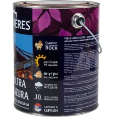 Декоративная пропитка для дерева Veres Ultra Lazura № 3 Тик 2,7 л