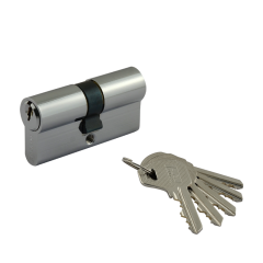 Мех. цилиндр НОРА-М ЛУ-80 (40-40) хром (05687)