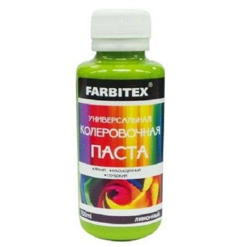 Колер FARBITEX универсальный Лайм 100мл