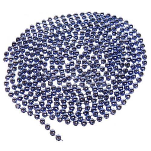 Бусы новогодние 1,4х500см SY18ZL-86 LAV круглые, лаванда