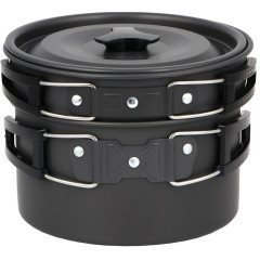 Набор посуды РУССО ТУРИСТО анодированный алюминий, 3 предмета (123-045)