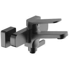 Смеситель для ванны FRAP F3262-9, оружейная сталь