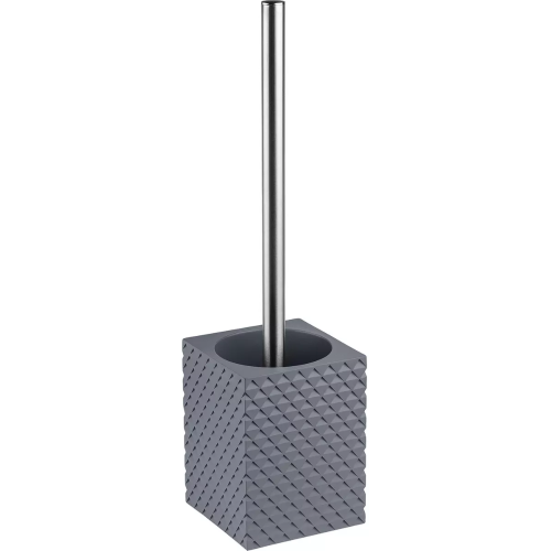 Ёрш для туалета напольный PERFECTO LINEA Stone Essensce серый