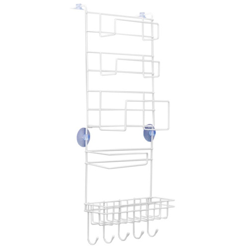 Полка для ванной комнаты универсальная подвесная Доляна, цвет белый