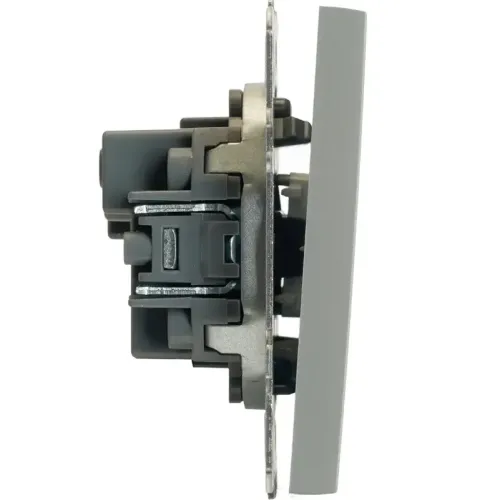 Выключатель 2-кл ЭМИЛИ платиново-серый RSW10-5104-10