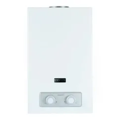 Водонагреватель газовый проточный GENBERG 510.01 белый, piezo 10л