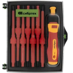 Набор отверток диэлектрических СИБРТЕХ 9 шт (12938)