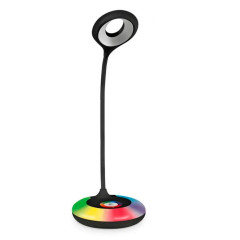 Лампа настольная ASD/InHome ССО-21Ч RGB-ночник, сенсор/диммер, черный