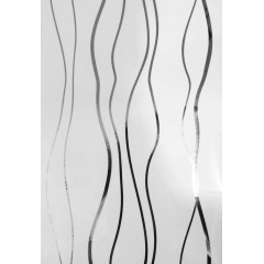 Панель ПВХ STELLA  2,7*0,25 Серебряные нити СН-41