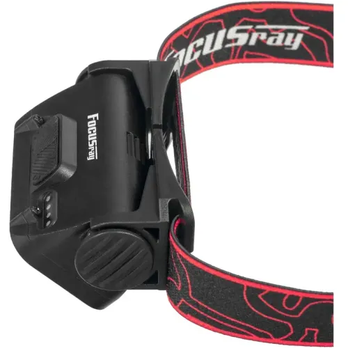 Фонарь налобный FOCUSray 1301 8 диодов 3W COB,акку 18650 1200 мАН,3,7V встроенный,сенсор,индикатор заряда