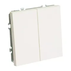 Выключатель 2-кл ЭМИЛИ белый RSW10-5104-01