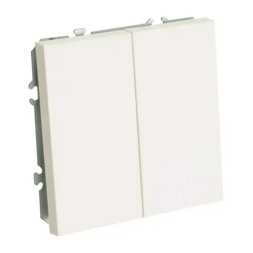 Выключатель 2-кл ЭМИЛИ белый RSW10-5104-01