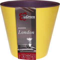 Горшок для цветов 15,7 л LONDON спелая груша INGREEN ING6207СГ (224317)