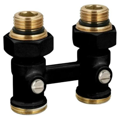 Узел прямой для нижнего подключения радиатора TIM ф 3/4