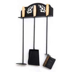 Набор для мангала GRATAR КН 0-2 настенный (щетка для очистки очага, совок и кочерга)