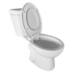 Унитаз-компакт EVA GOLD А2102 белый, безободковый, прямой вып., сид. полипропилен