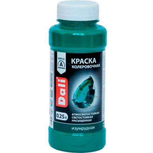 Краска DALI колеровочная ИЗУМРУД 0,25кг