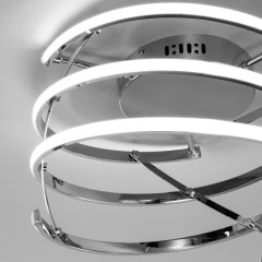 Светильник EUROSVET 90229/3 хром(140W 50м2)