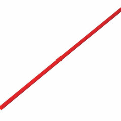 Трубка термоусаживаемая ф 2/1 мм красная REXANT (425446)