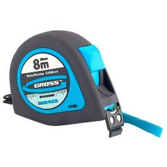 Рулетка GROSS Ergonomisch магнитная 8 м*25 мм (31104)