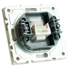 Розетка PC ЭМИЛИ белый RST00-5117-01