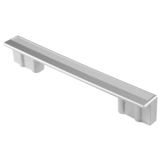 Ручка мебельная скоба С17 96/128мм матовый хром(ЦБ070032)