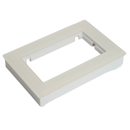 Рамка 2-пост Катрин (без перемычки) стекло белый GFR00-7012-01