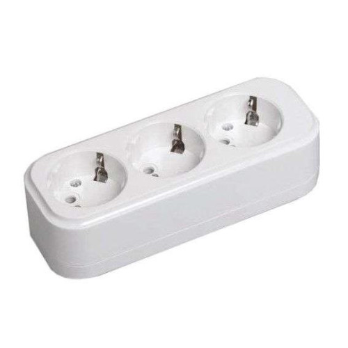 Колодка 3-пост. 2P+E бел. 16А CLASSIC IEK KYP11-16-03-00-Z (593191)