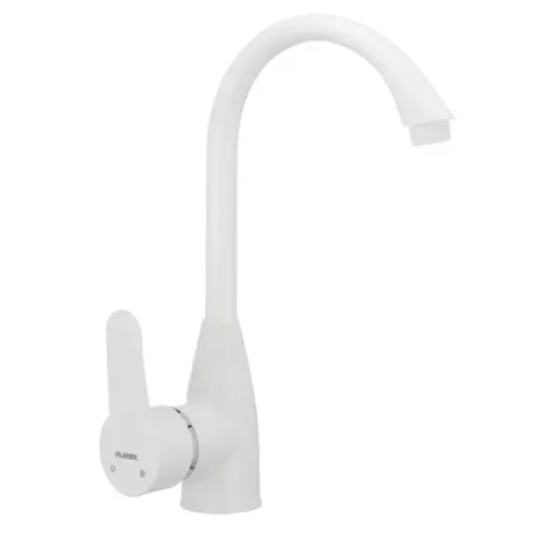 Смеситель для кухни PLAMIX пластиковый Mario-11, белый