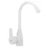 Смеситель для кухни PLAMIX пластиковый Mario-11, белый