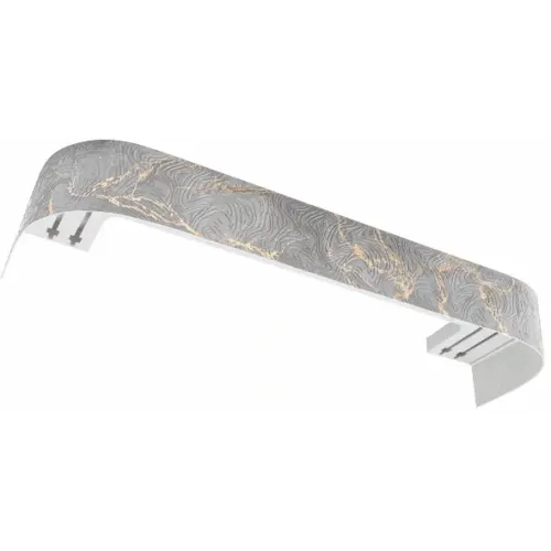 Карниз Ле-Гранд Глэдис 3,0м (2ряд) мрамор золото с поворотами (3)