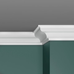 Плинтус потолочный ПРАЙМДЕКОР M-95 XPS 70/65 (50)