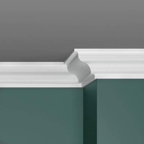 Плинтус потолочный ПРАЙМДЕКОР M-95 XPS 70/65 (50)